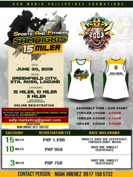 SAF SAMBIGKIS 15 Miler 2019