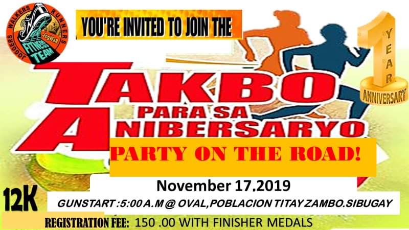 Takbo Para Sa Anibersaryo - Party On The Road 2019