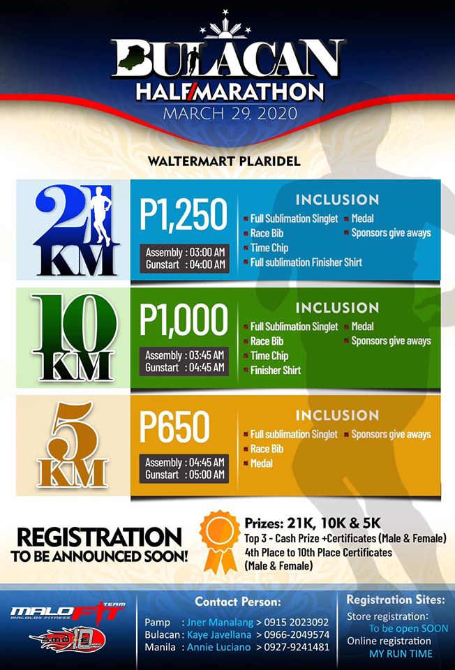 Bulacan Half Marathon 2020 Poster