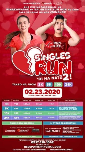 Singles Run 2020 Poster