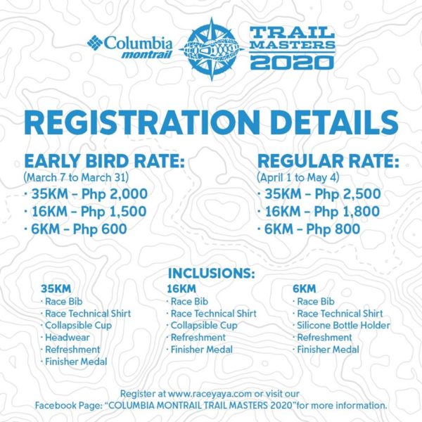 The Columbia Montrail Trail Masters 2020 Registration