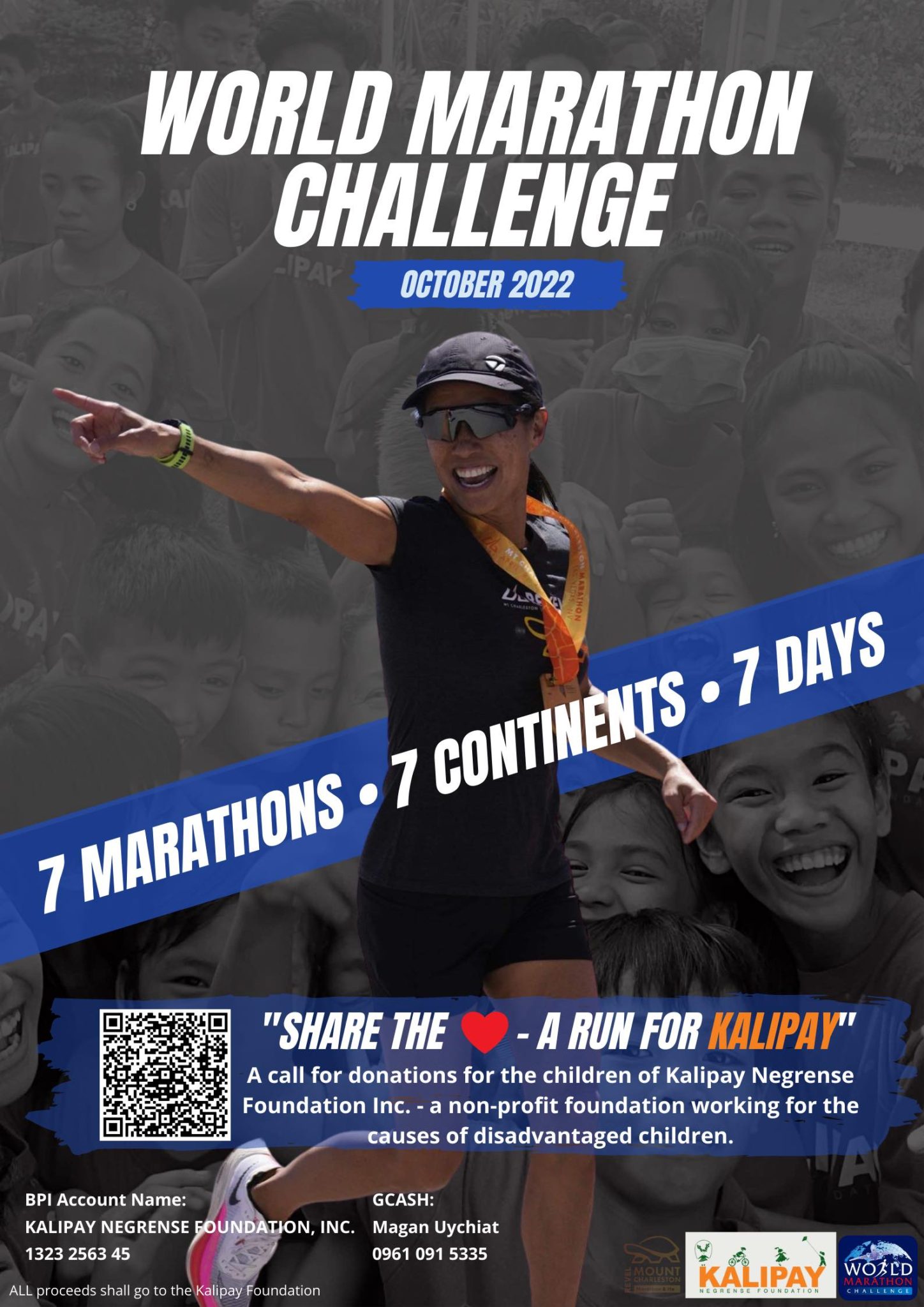 World Marathon Challenge for Kalipay Foundation Takbo.ph