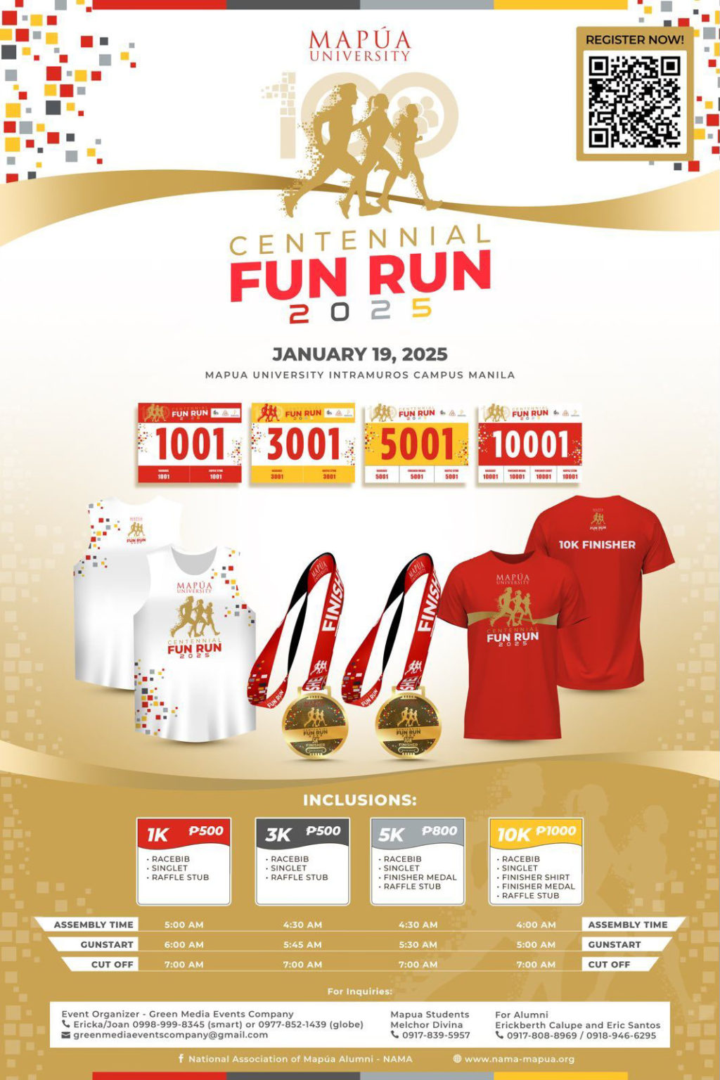 Mapua Centennial Fun Run 2025 Takbo.ph